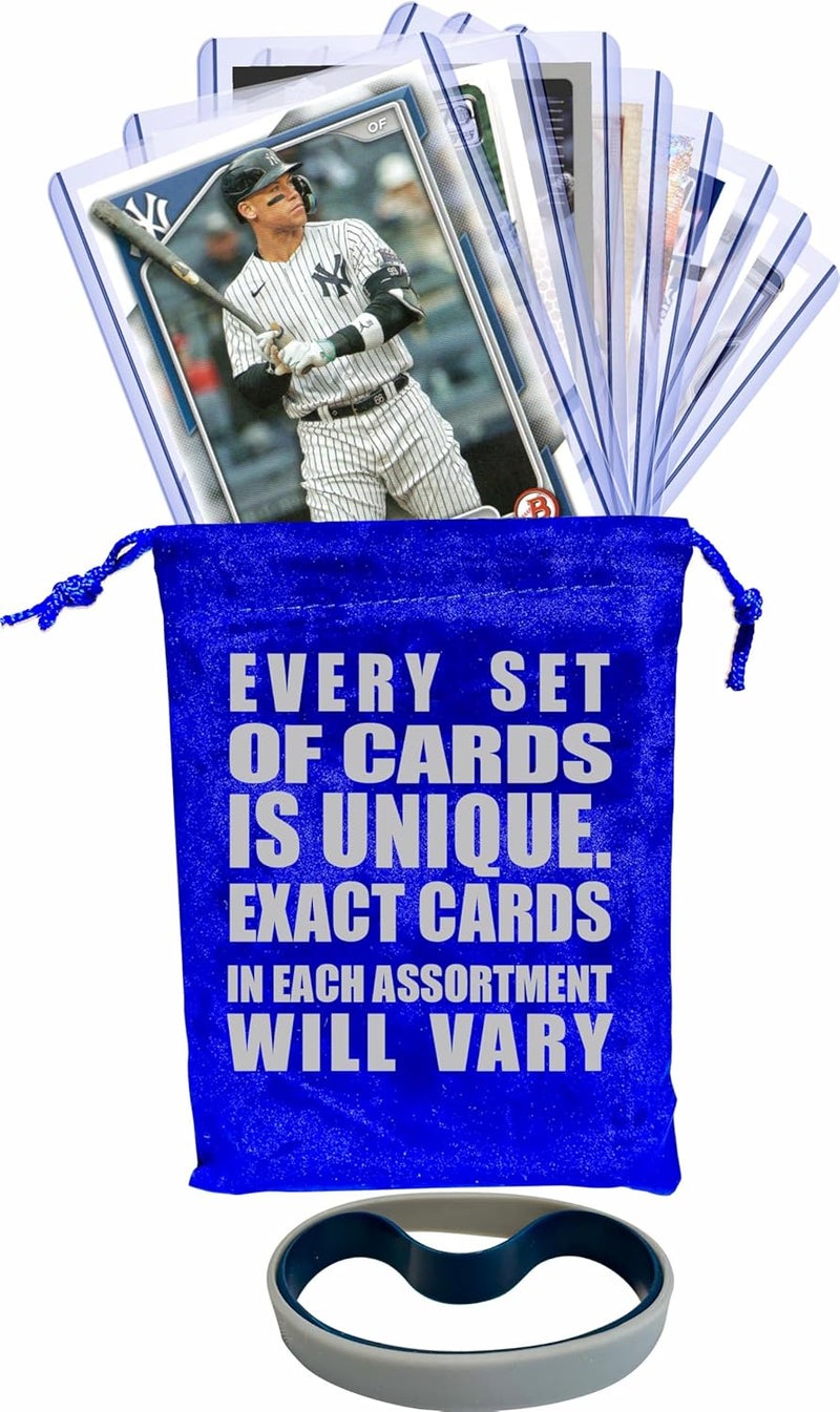 Chaser New York Yankees Cards: Aaron Judge, Cody Bellinger, Paul Goldschmidt, Derek Jeter, Ben Rice, Trent Grisham, Austin Wells, Anthony Volpe, Jasson Dominguez, Jazz Chisholm Jr ASSORTED Baseball Stars and GOATs Trading Card and Wristbands Gift Pack - Image 5